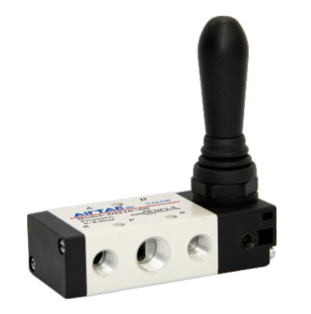 4HA31008T AIRTAC VALVE, 4H3 SERIES, 1/4"NPT 4 WAY 2 POSITION SPRING RETURN